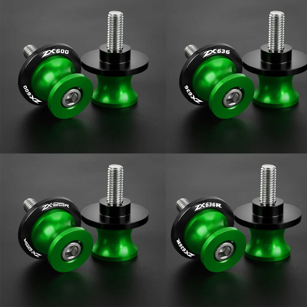 

For KAWASAKI ZX636R ZX636 ZX600 ZX25R ZX14R ZX-14R Accessories Motorcycle Accessories M8/M10 Swingarm Spool Slider Stand Screws