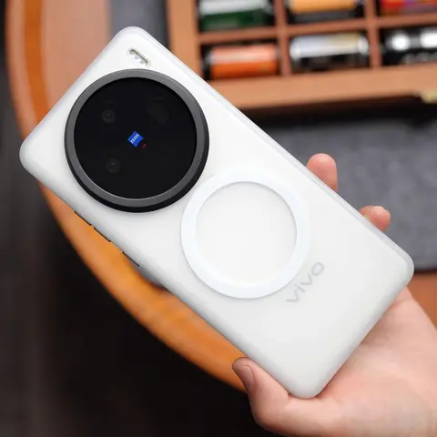 Чехол для vivoX200 Pro, бронированный матовый магнитный чехол для Vivo X 200 Pro, противоударный бампер с беспроводной зарядкой, принципиально