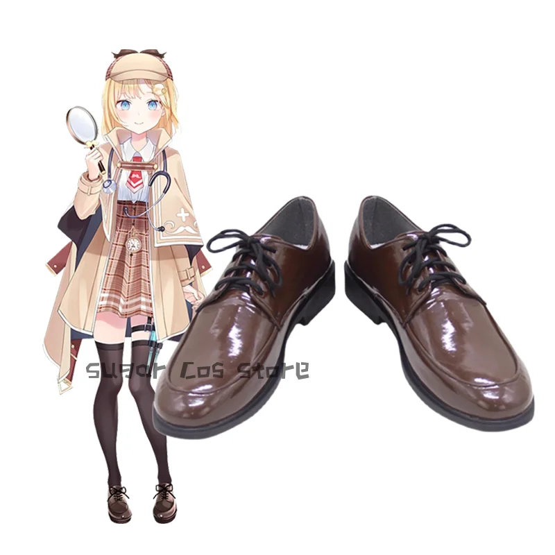 

Anime VTuber Hololive Watson Amelia Cosplay Shoes Costume JK Uniform Sweet Lovely Outfit Halloween Carnival Party Role Play Prop