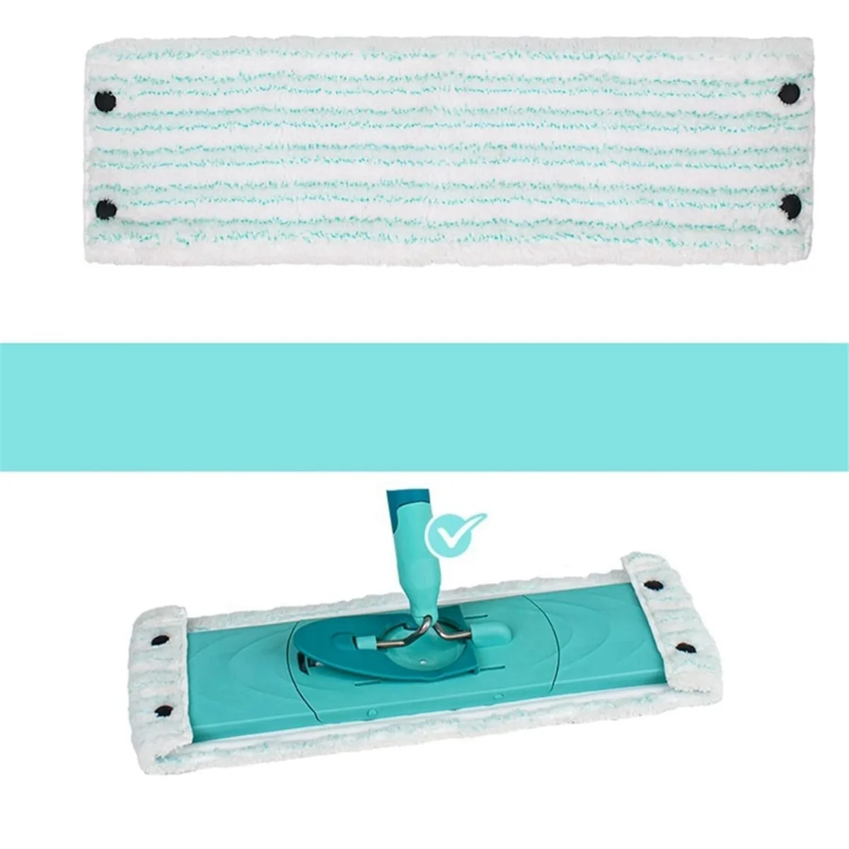 3 упаковки подушечек для швабры из микрофибры моющейся Leifheit Clean Twist многоразовые