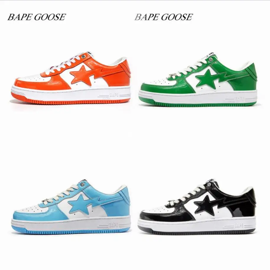 

2022 High quality star style luxury BAPEGOOSE casual shoes, high street fashion classic BAPEGOOSE men's and women's sports shoes