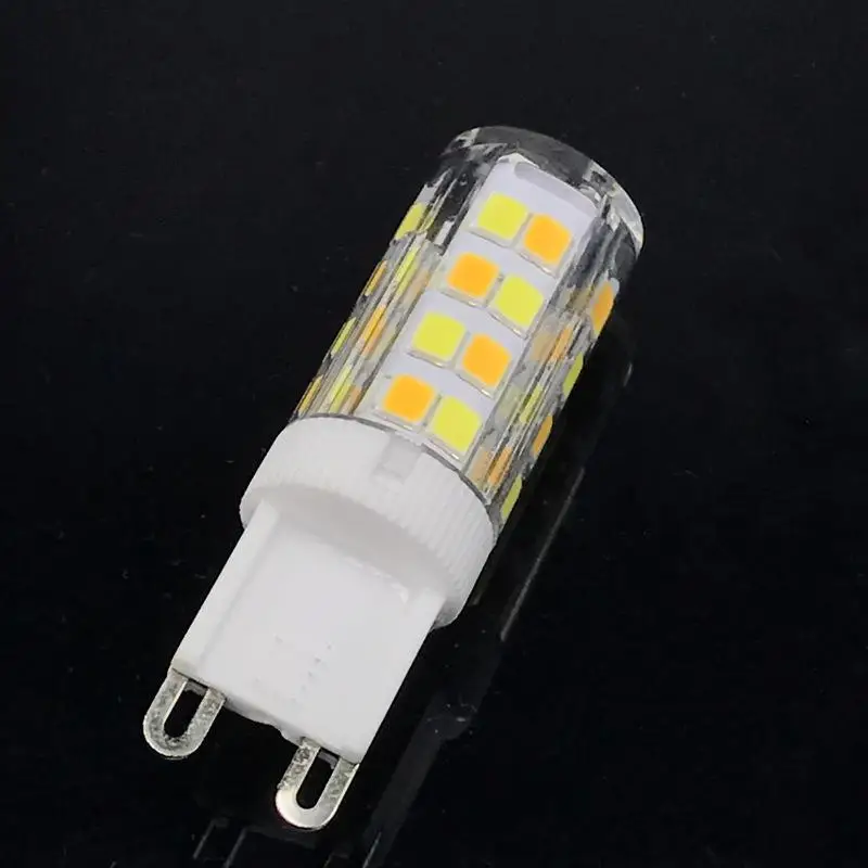 

7W Ceramic Dimmable LED Light Source Tri-Color Changing PC Cover G4 G9 E14 7W 220V 700LM SMD2835
