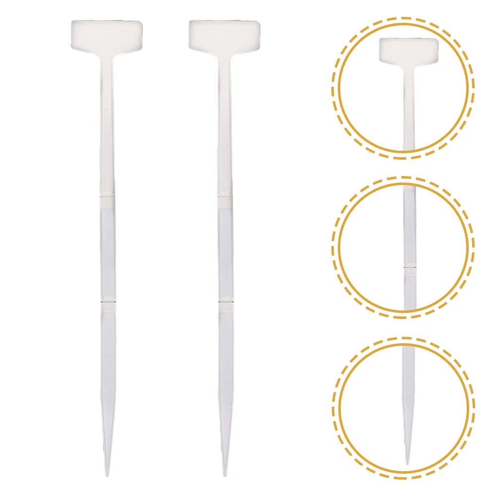 

2Pcs Garden Plant Stakes Practical Plant Name Tags Garden Stake Tags for Farm