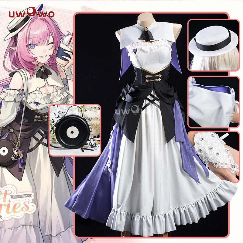 【Распродажа】12-2 UWOWO Game Honkai Impact 3: Elysia Sweet Memories Collab Dress Костюмы для косплея