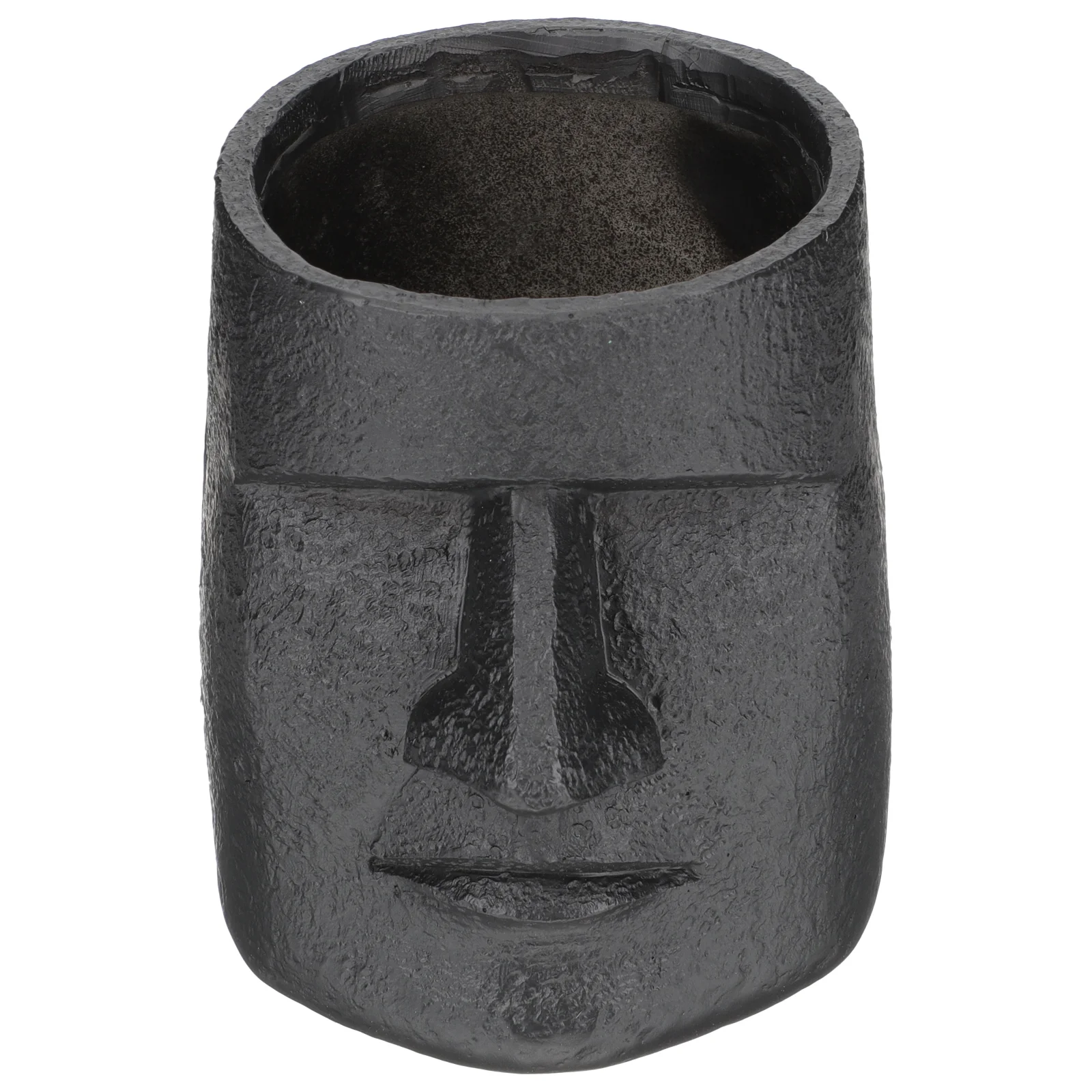 

Flower Pot Vase Planter Easter Island Head Face Decorative Succulent Human Desktop Resin Abstract Home Outdoor Vases Garden