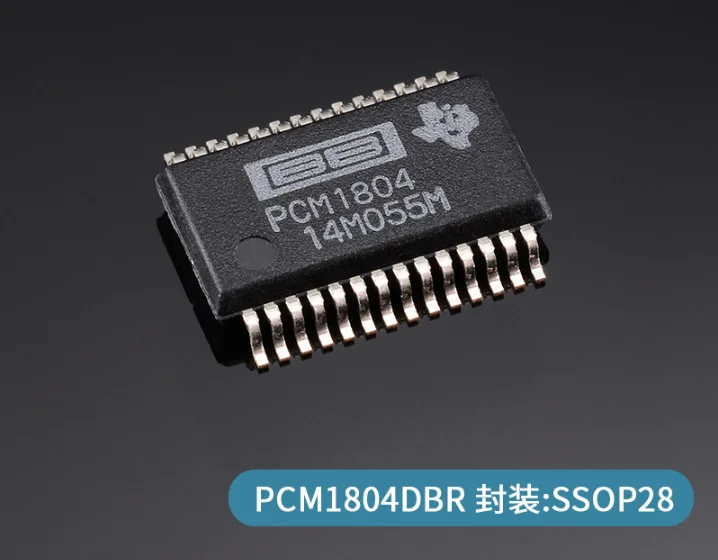 20PCS/LOT PCM1804DBR/PCM1804/SSOP28/2-channel/112dB/audio ADC chip/new original free shipping