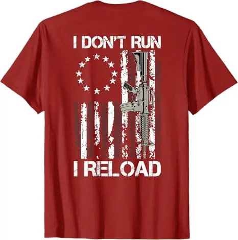 Футболка SAYING TEE  I Don't Run I Reload Gun
