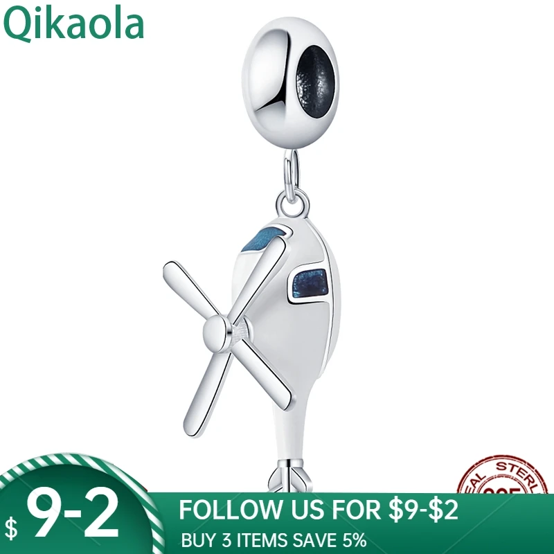 

Hot Sale Authentic 925 Sterling Silver 14 Style Blue Ocean Heart Beads Fit Original 3mm Bracelet DIY Jewelry Dropshipping