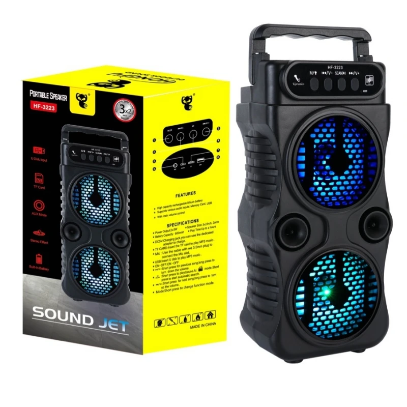 Coustic System Square Dance Karaoke Ok Small Bocinas Parlante Bluetooth Portatil