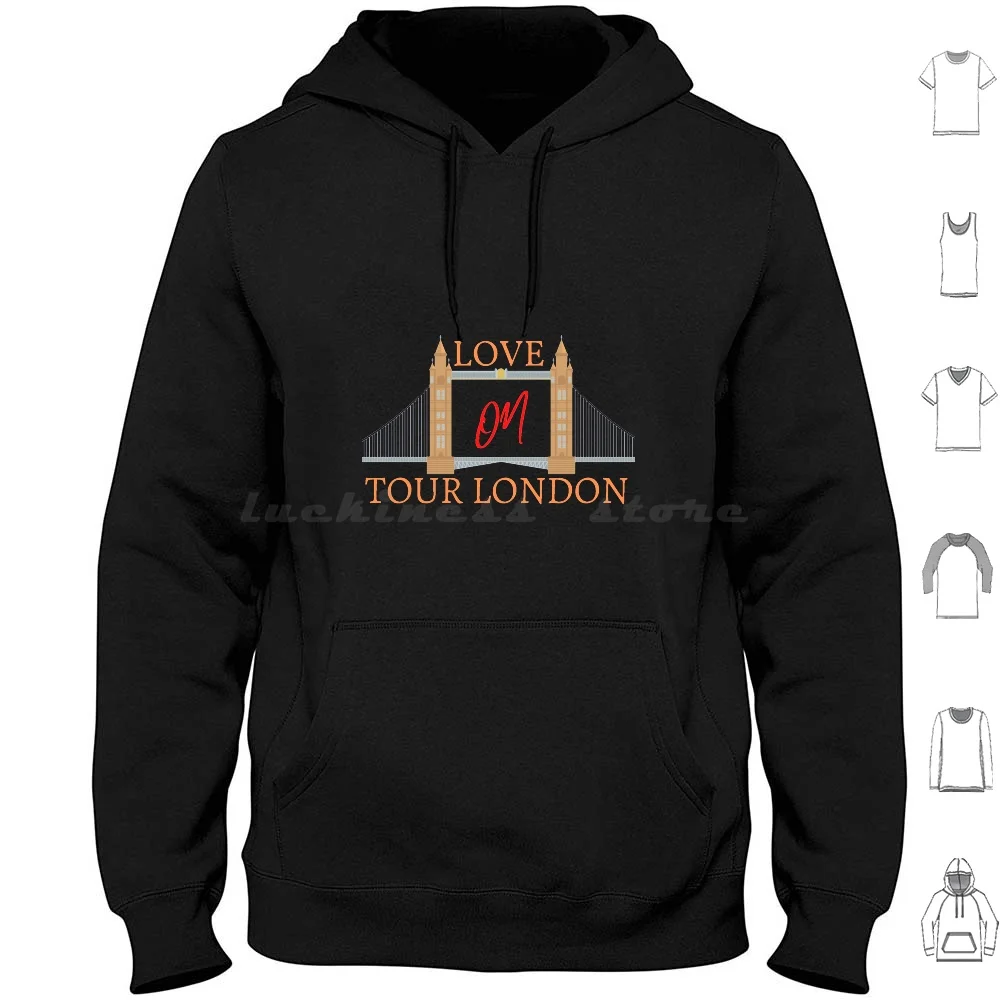 

Худи Love On Tour с длинным рукавом, толстовка с надписью «Love On Tour», Лондонский Hslot, Гарри Love Hslot, Лондонский стиль