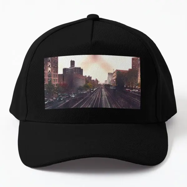 

Dv Train Tracks Baseball Cap Hat Outdoor Boys Printed Casual Sport Black Casquette Snapback Sun Mens Hip Hop Spring Czapka