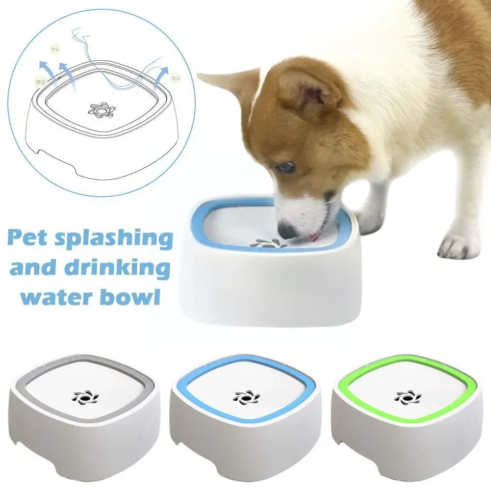 

Portable Pet Water Bowl For Dogs Cats Splash Free Design Floating Bowl Nozzle Keep Mouths Dry Non-sprinkler Water Dispenser Y6z2
