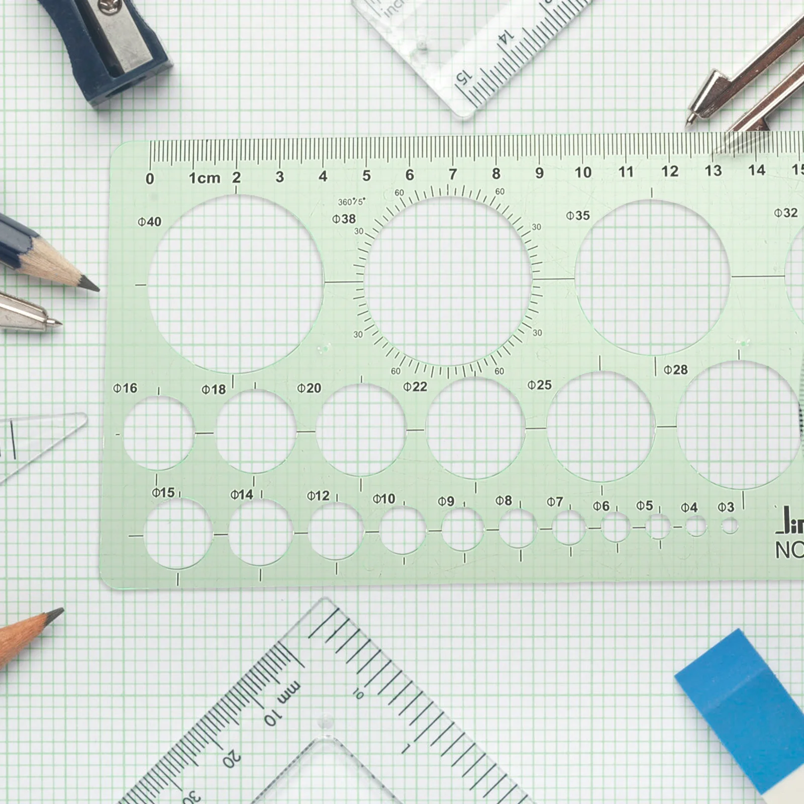 

3 шт., многофункциональные инженерные линейки, офисные школьные принадлежности