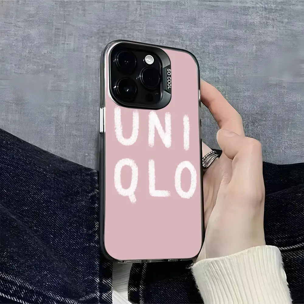 Фото Чехол Uniqlo для iPhone серебристого цвета (серия lMDColor) для iPhone 17, 16, 15, 14, 13, 12, 11 Pro Max Plus №3