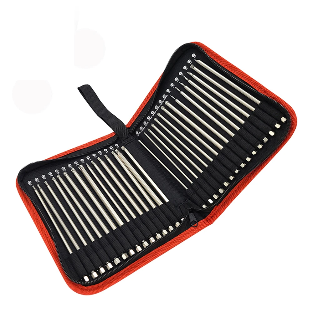 

Набор отверток шестигранный, 150 мм, S2, 1/4 дюйма, 30 шт.