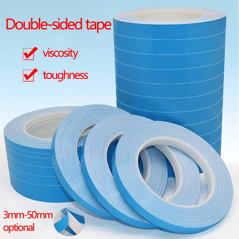 

25M/Roll 5mm 8mm 10mm 13mm 20mm Width Transfer Tape Double Side Thermal Conductive Adhesive Tape for Chip PCB LED Strip Heatsink
