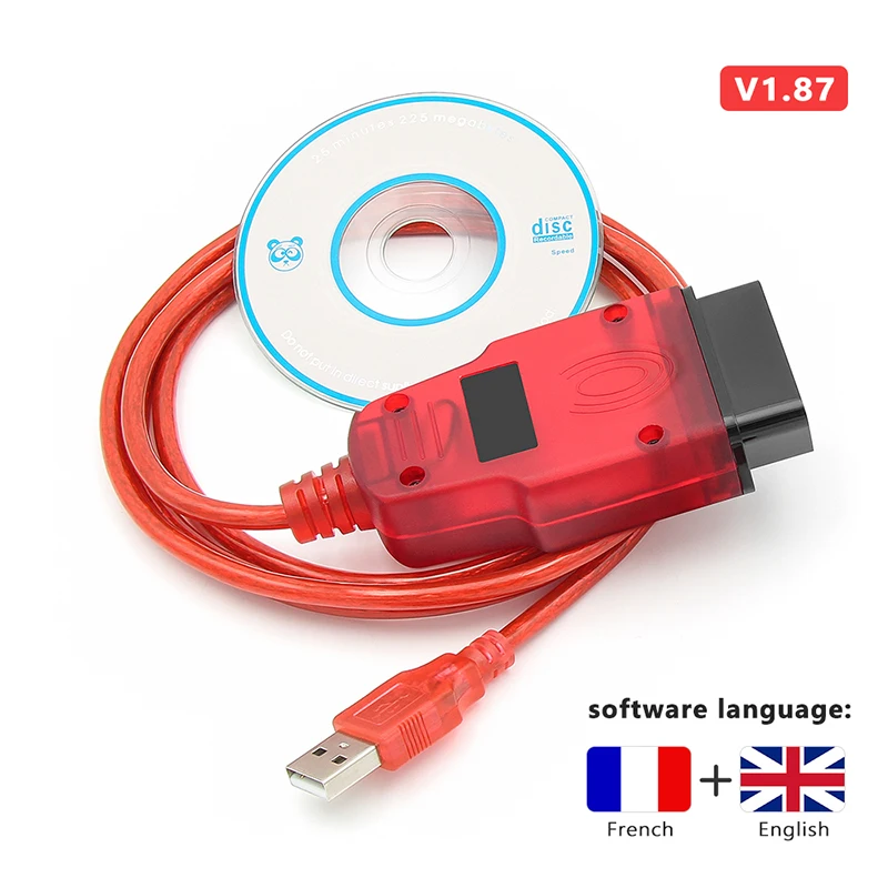Новинка диагностический кабель Renolink V1.94 для Renault ECU OBD2 V1.87 Renault/Dacia сброс