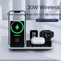 7 in 1 wireless charger for mobile phone headset watch charging apple pen multi function fast wireless charger for iphone12 13