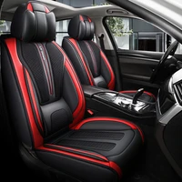 2022 universal fit car accessories seat covers for 5 seater car top quality durable leather five seats for truck suv