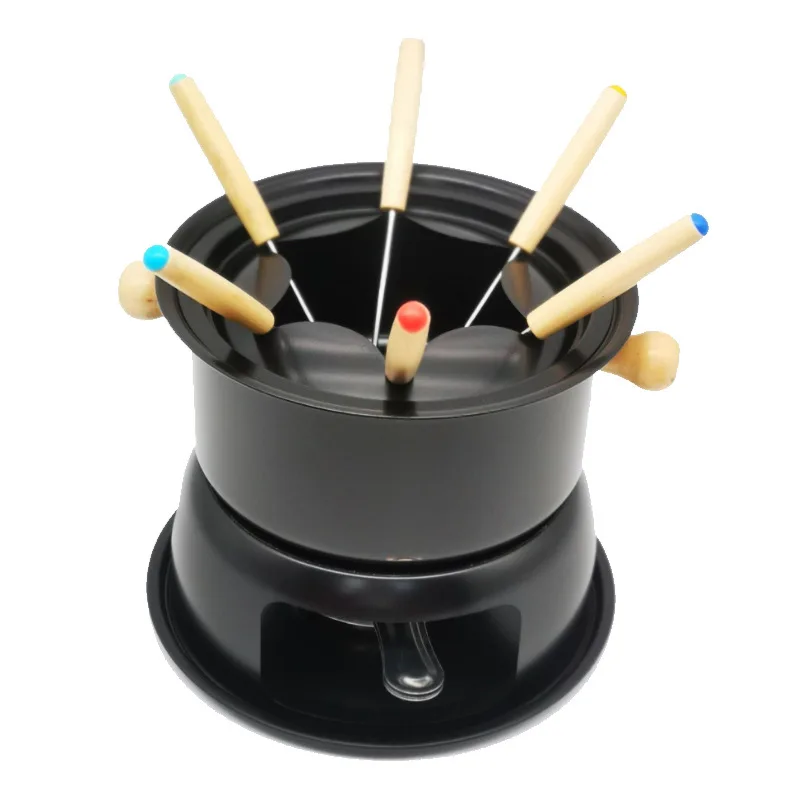 

Alcohol Pot Cheese Chocolate Ice Cream Fondue Heating Mini Swiss Cheese Fondue Home Alcohol Stove