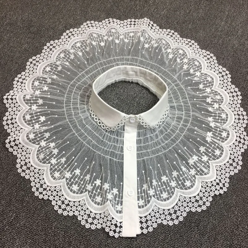 

Женские аксессуары рубашка ложный воротник кружевная шаль изысканные кружевные обертки