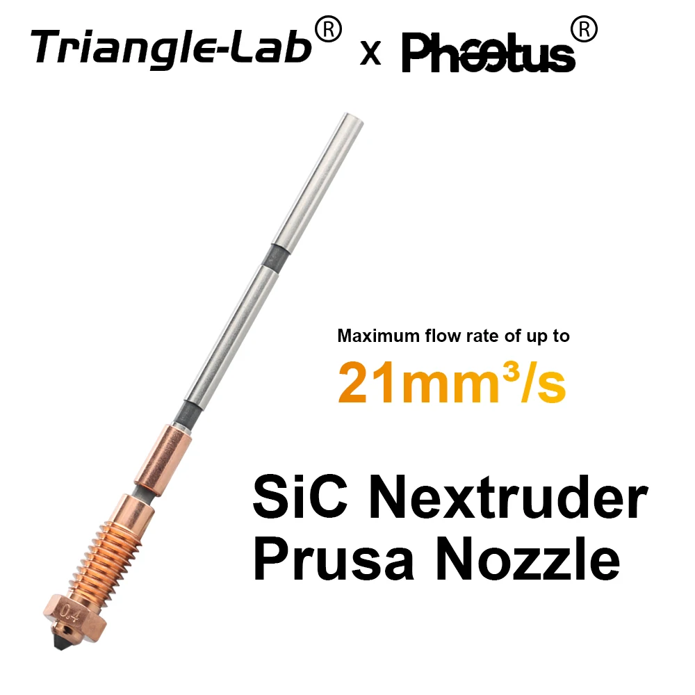 Trianglelab Phaetus 0 4 мм Sic Nextruder Prusa MK4 Сопло MK4S Модернизированный материал подходит для