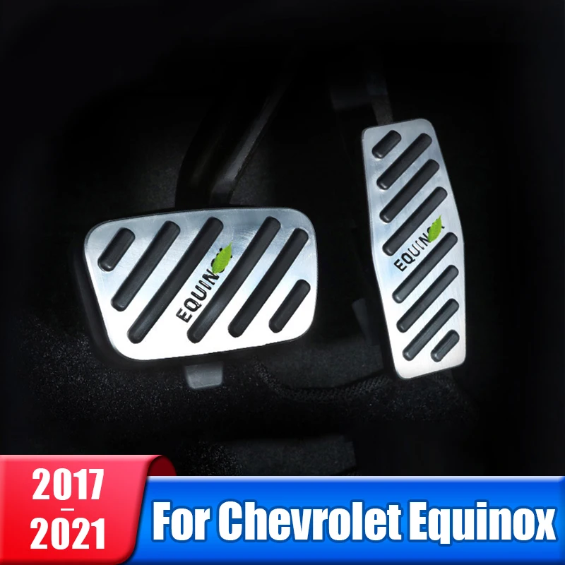 

Накладки из алюминиевого сплава на педаль акселератора топлива для Chevrolet Equinox 2017, 2018, 2019, 2020, 2021, аксессуары