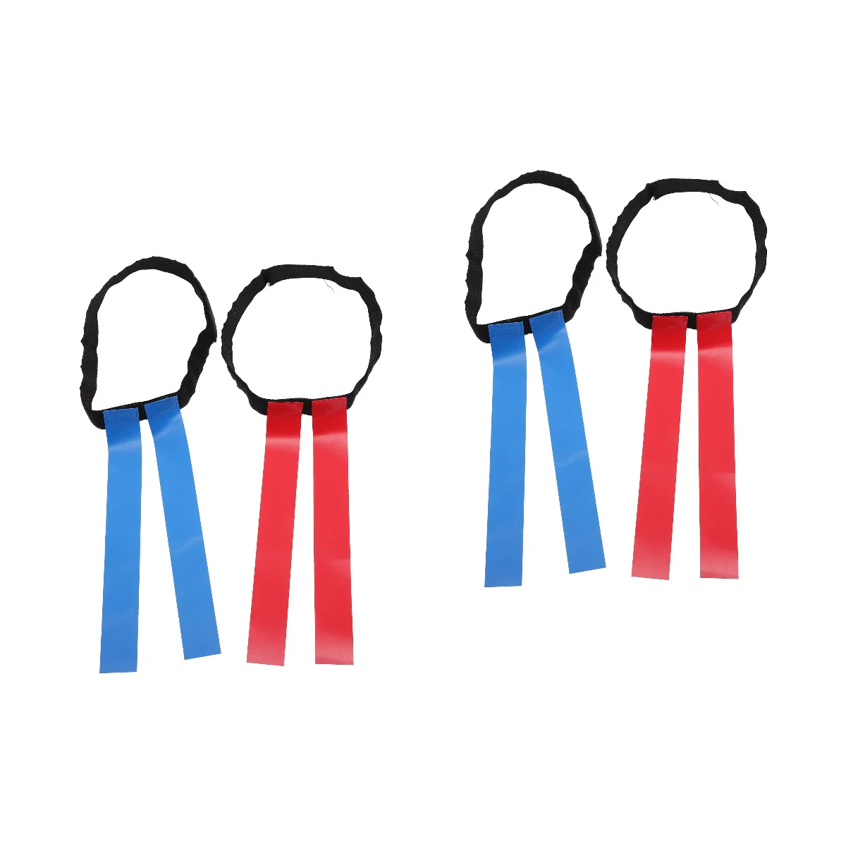 

4 Sets of Football Flags and Belts Sets Football Game Waist Flags Reusable Football Flags for Kids