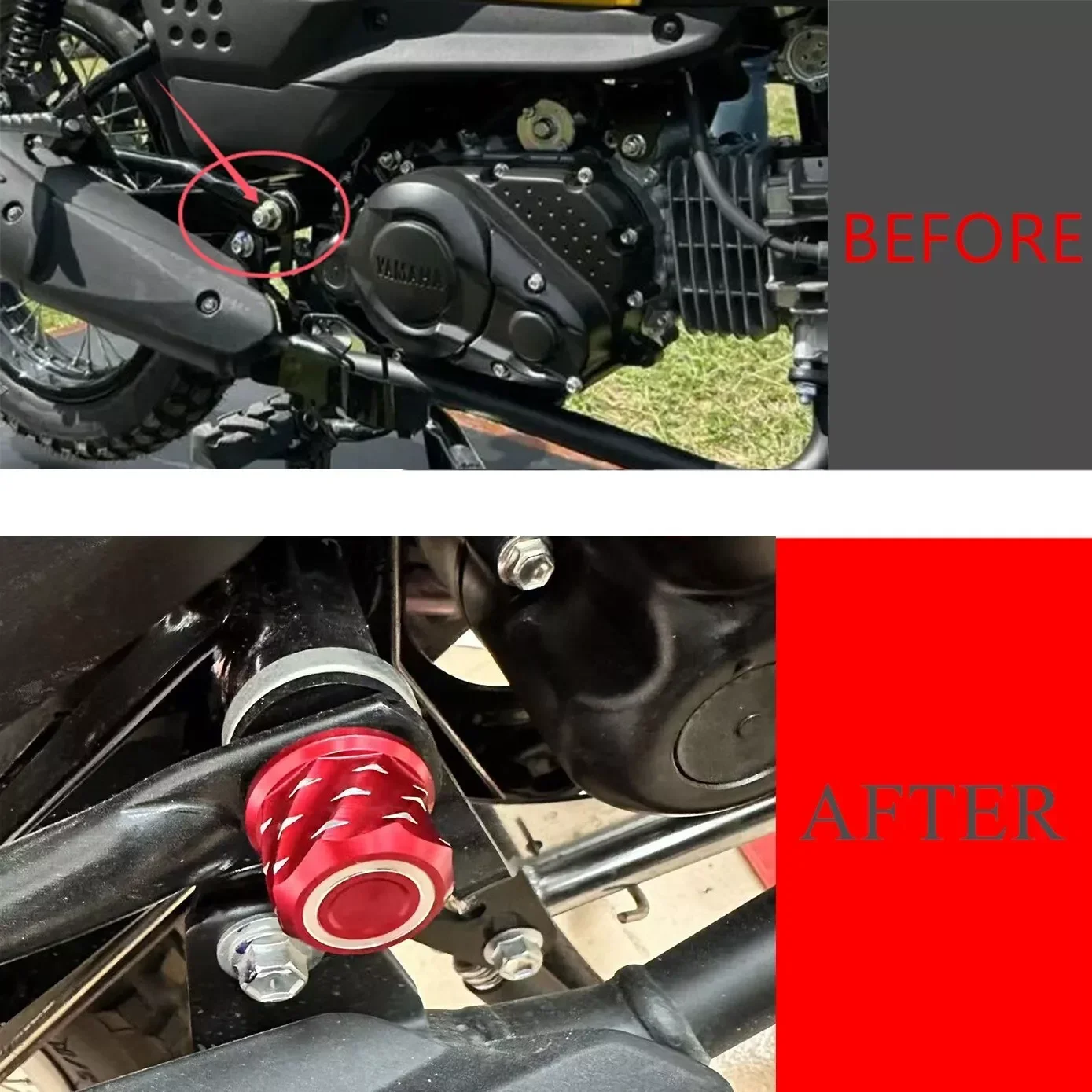 Крышка гайки поворотного рычага с ЧПУ 3D для YAMAHA PG-1 PG1 MT-15/YZF R15/YZF R15-V4/YZF R15-M/M-Slaz/XSR-155