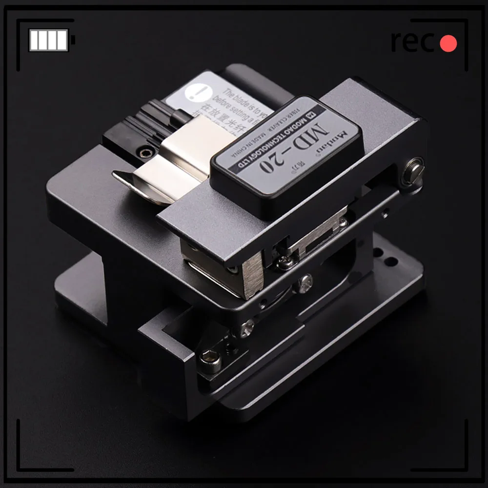 Free Shipping New Fusion Splicer Cutting Knife FTTH Optical Fiber Cleaver High Precision Fiber Cutter Tools with Scrap Collector