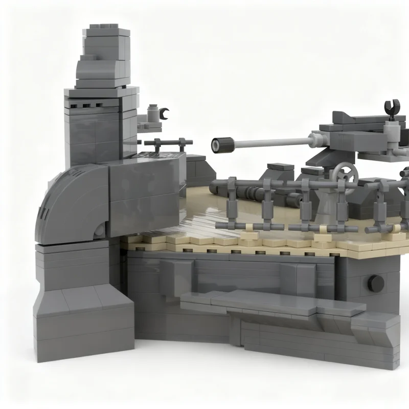 Фото 3593 детали MOC-модель корабля Scharnhorst S Anton Bruno Turrets, конструктор, архитектурная модель, рождественский подарок, игрушка для детей, идея для подарка №4