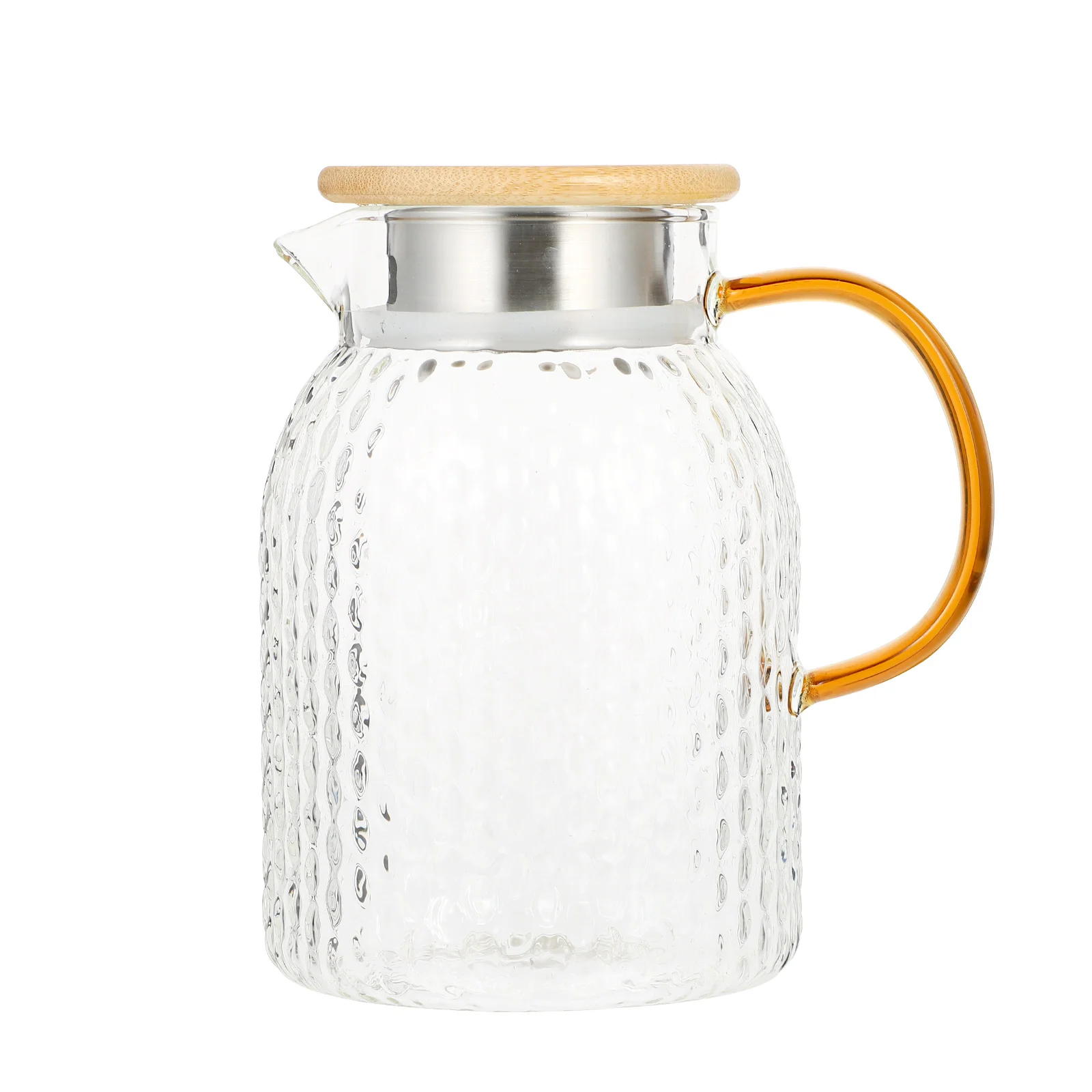 

Pitcher Watertea Beveragelid Pitcherskettle Jug Cold Lemonade Iced Coffee Beer Fridge Hot Pot Drinking Airtight Jar