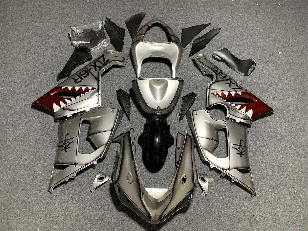 Новый комплект обтекателей для мотоцикла из АБС-пластика подходит Kawasaki Ninja ZX6R 636