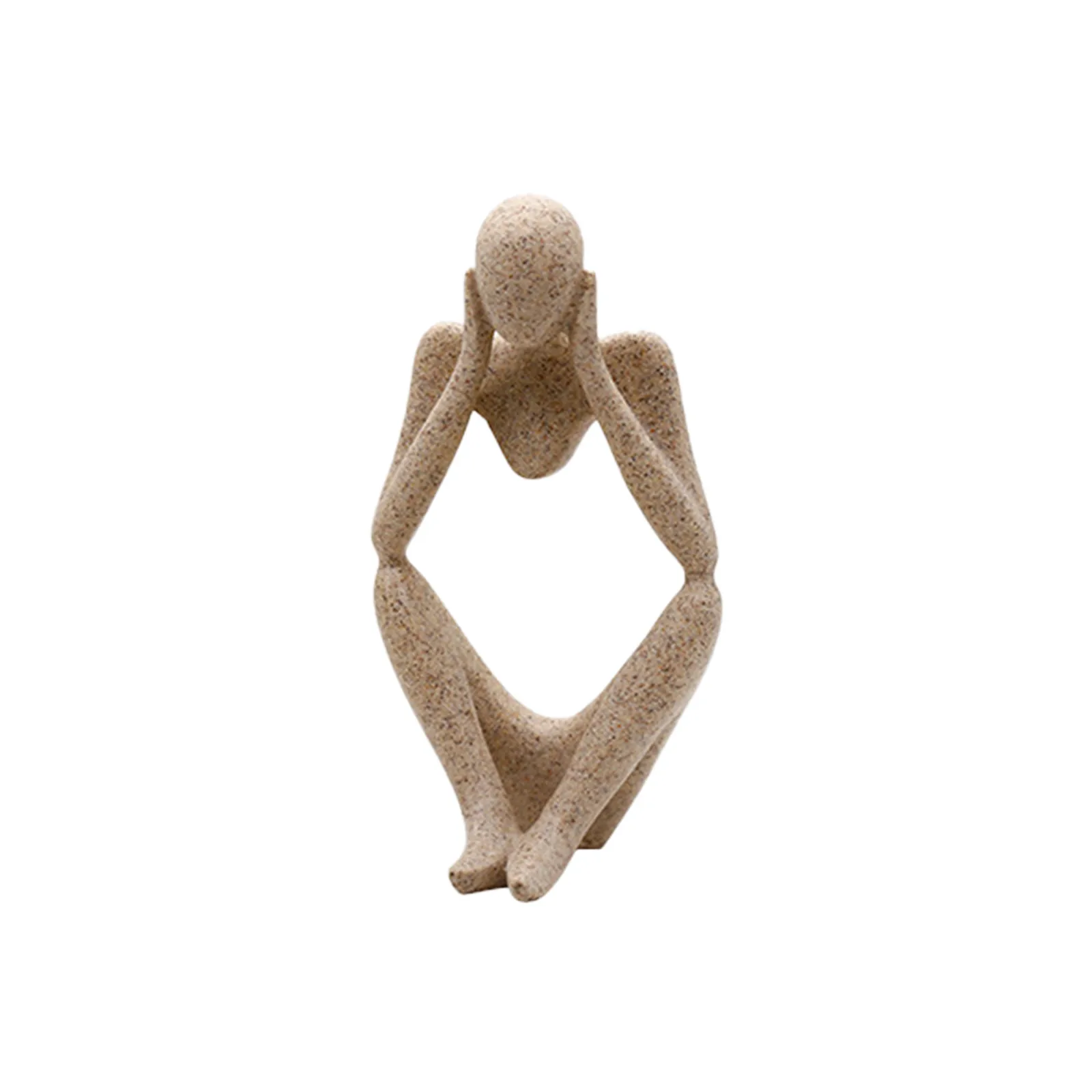 

Nordic Abstract Thinker Statue Resin Figurine Office Home Decoration Desktop Decor Handmade Crafts Sculpture Modern Art