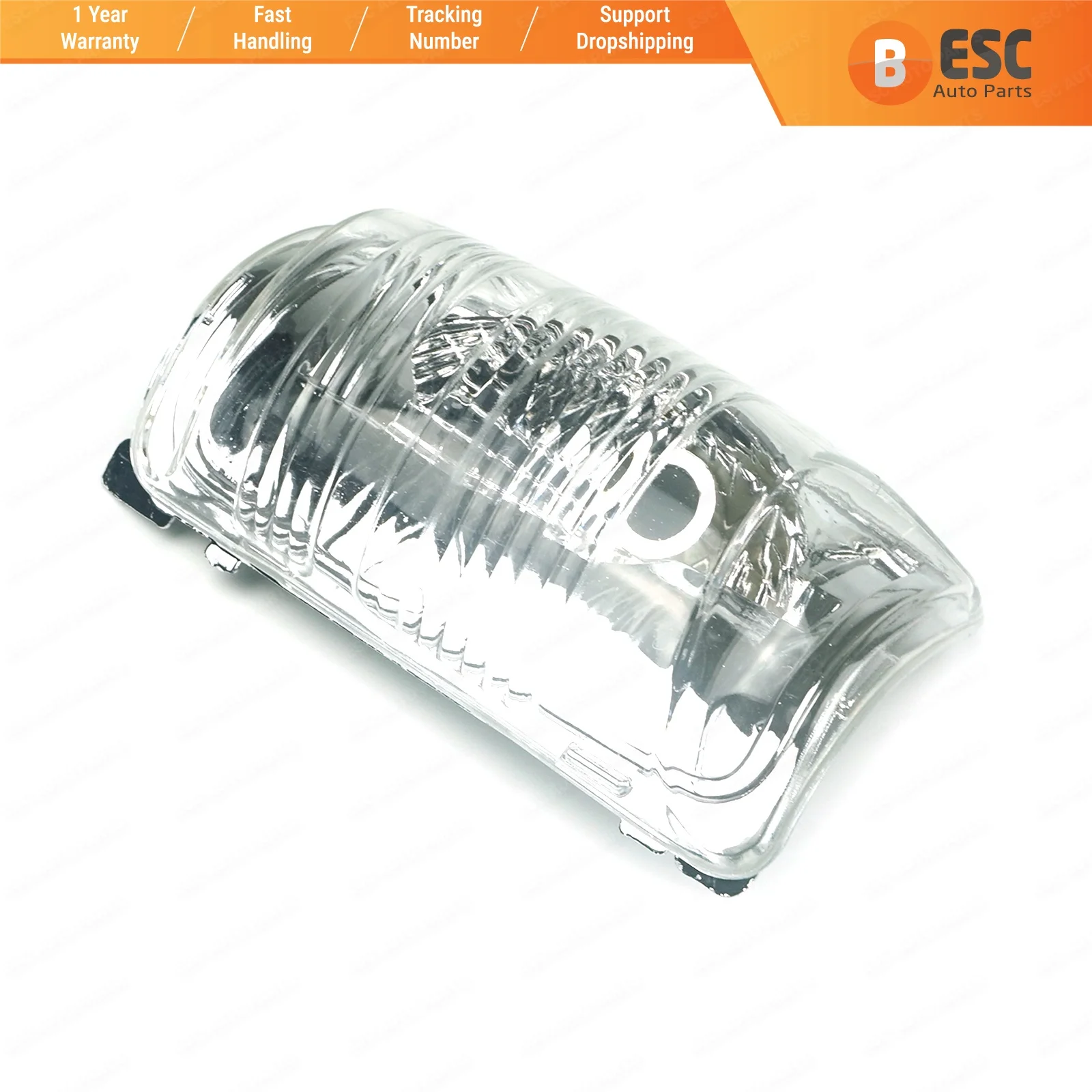 

Заднее зеркало заднего вида с боковой дверью, белый прозрачный индикатор, указатель поворота, корпус объектива 1847389, правый для Ford Transit 2013-On