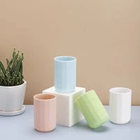 simple bathroom washing mouthwash brush cup toothbrush double layer cup for couple lovers family