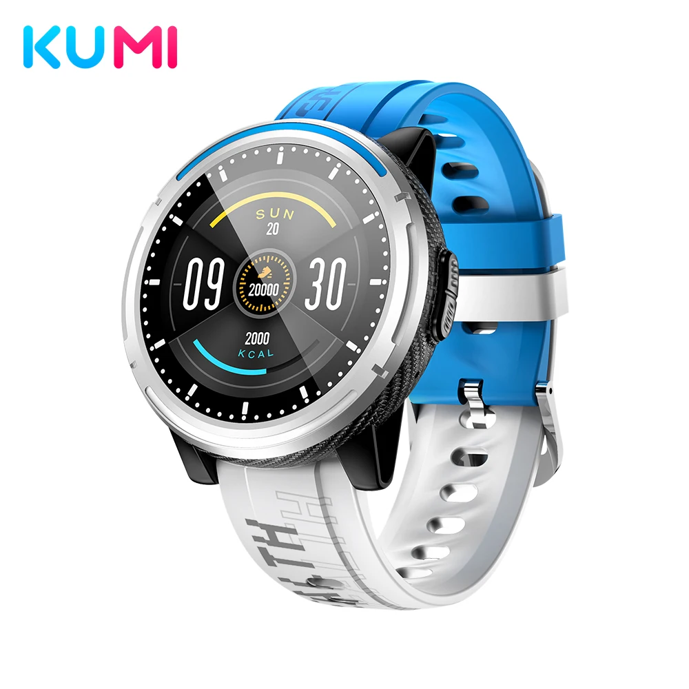 

XiaoMi KUMI Men Smart Watch Bluetooth Call Sport Fitness Heart Rate Blood Pressure Sleep Monitor IP67Waterproof Women Smartwatch