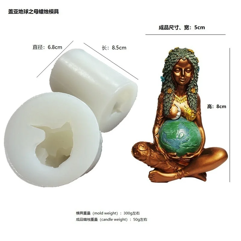 Силиконовая форма для свечи свечей силиконовая мыла | Дом и сад