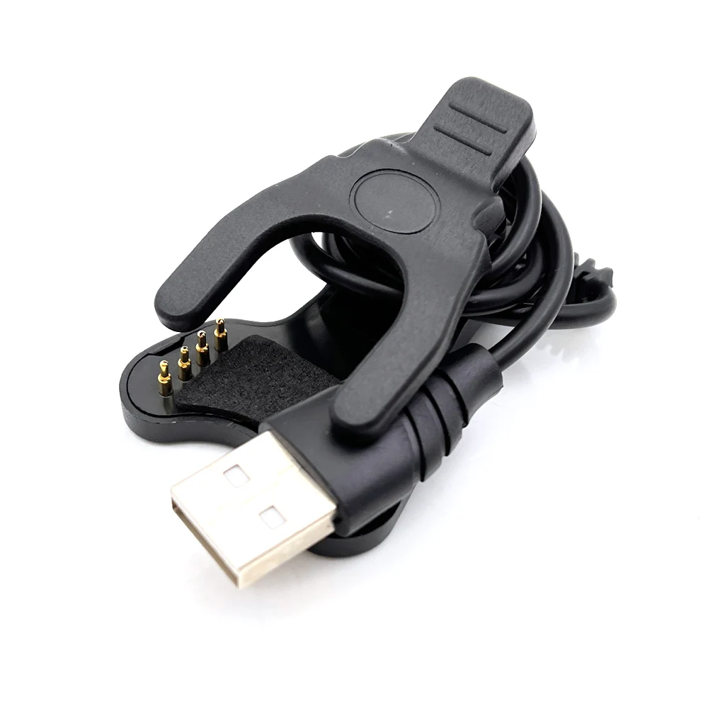 

Универсальный зарядный кабель с зажимом, 4-контактный, 8 мм, 9 мм, подходит для умных часов и браслетов, USB-интерфейс, аварийный резервный разъе...