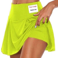 customized printed leisure skirts harajuku women diy your like photo or logo tennis skirt fashion custom yoga tennis short
