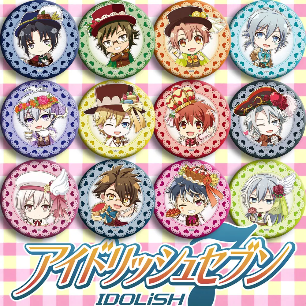 Bсарая IDOLiSH7 Изуми Иори Nikaido Yamato Izumi Mitsuki Yotsuba Tamaki Осака Sogo Rokuya Nagi Nanase Riku значок Косплея