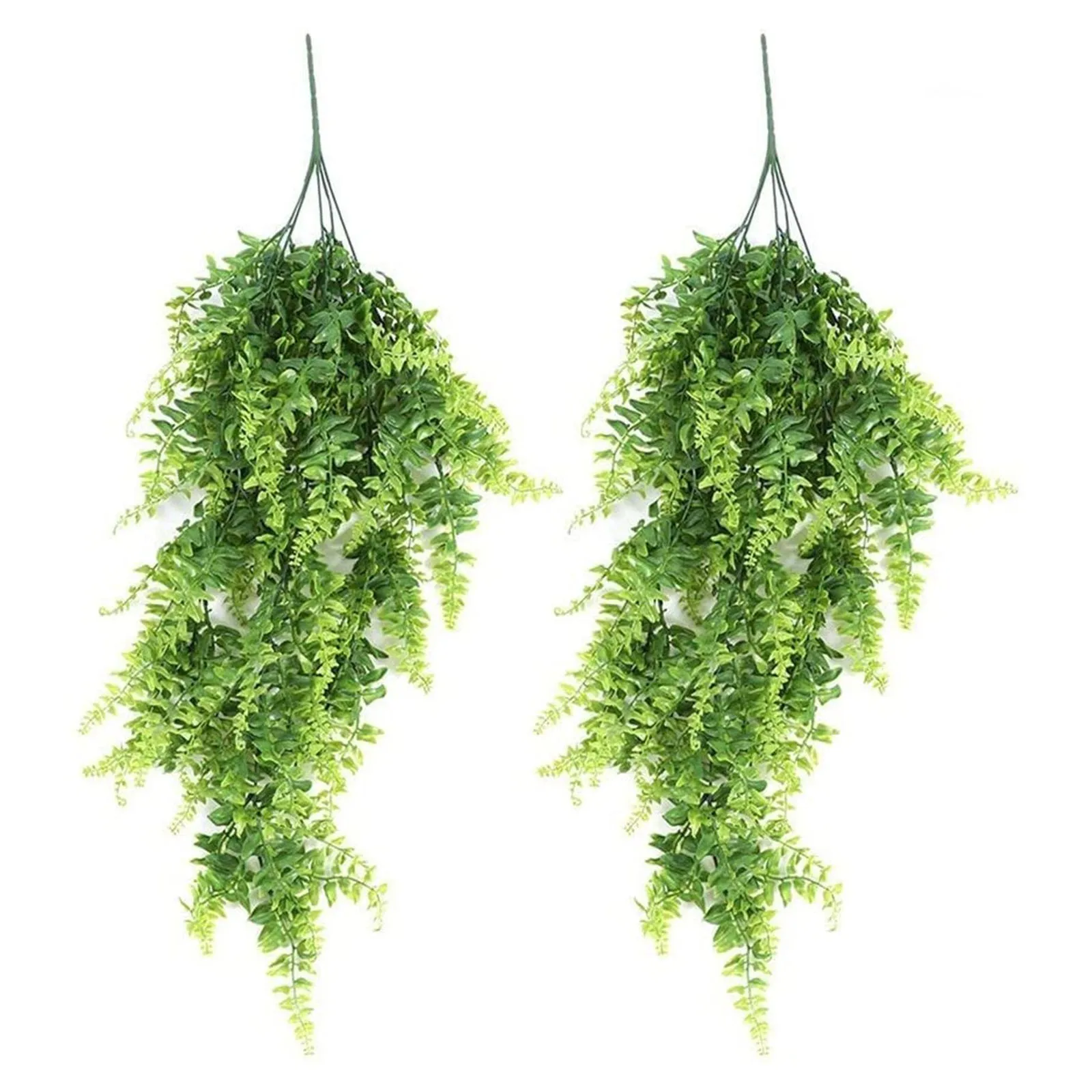 

2 Pcs Hanging Garland Vine Flower Trailing Bracket Plant Artificial Hanging Artificial Flowers For Home Decoration Party Decor