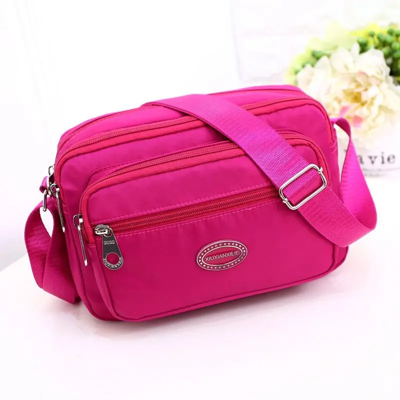 2023 New Waterproof Oxford Cloth Women Bag Casual Crossbody Backpack Nylon Shoulder Crossbody Bag Canvas Business Income Wallet