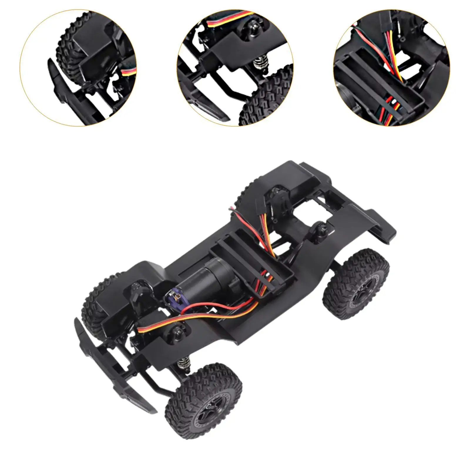 1:18 RC рама шасси колесная база в сборе 155 мм металлические детали Ax8560 модель