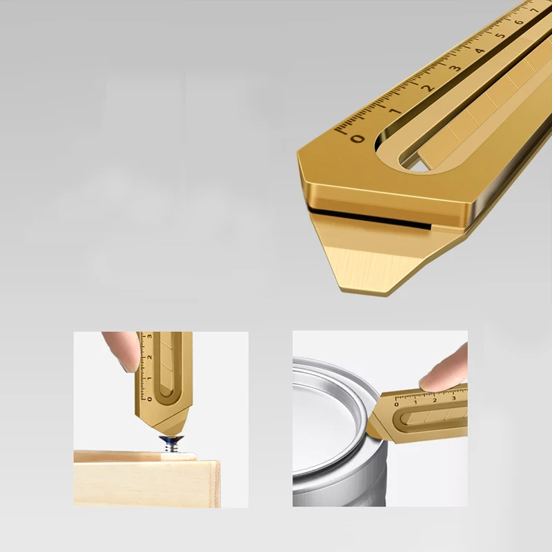 6 в 1 Многофункциональный карманный нож 18 мм/25 мм нержавеющая кожа зеркальный