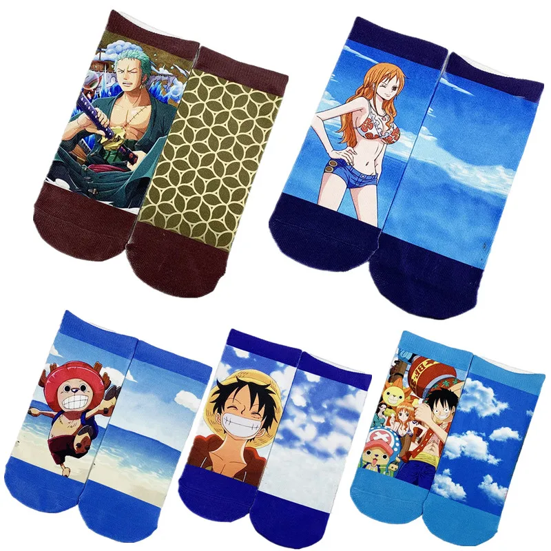 

ONE PIECE Luffy Nami Zoro Chopper Socks Cosplay Adult Unisex Clothing Sock Accessories Props Xmas Gift