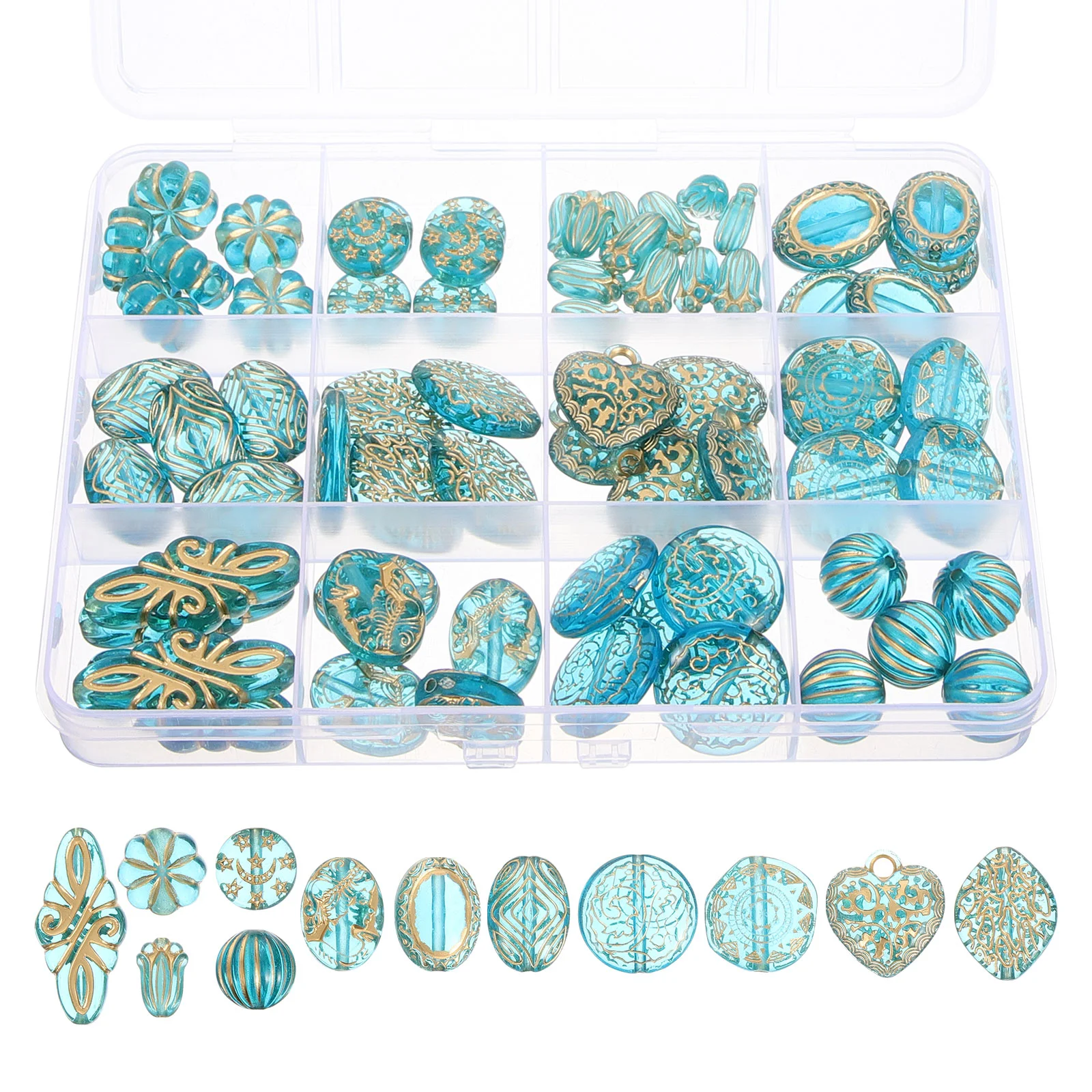 

1 коробка акриловых бусин для самостоятельного изготовления