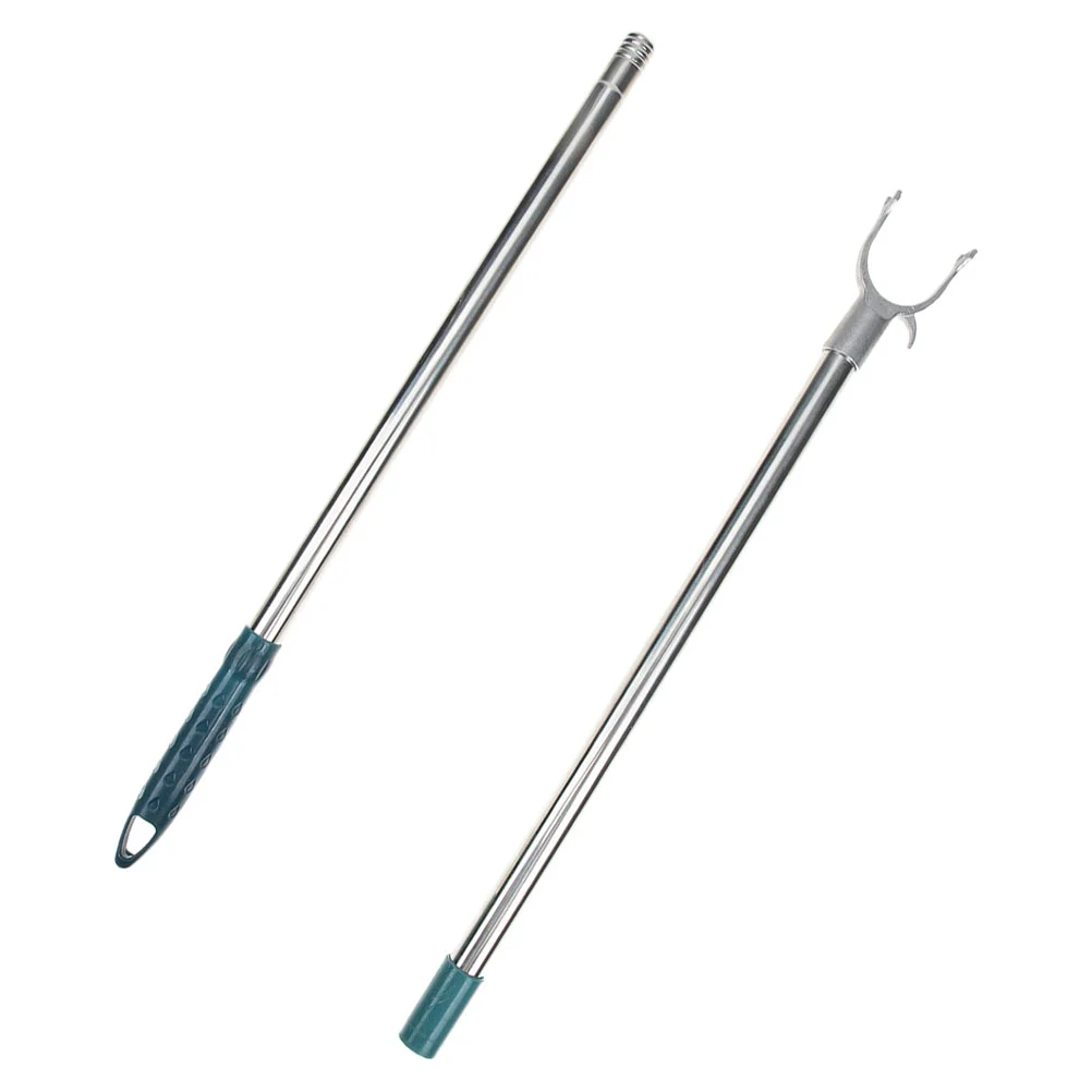 

Clothes Rail Retractable Poles Reach Rod Drying Supply High Plastic Extended Closet Line Outdoors