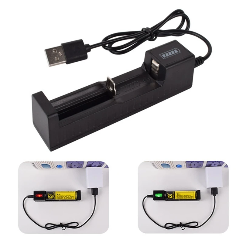 

Зарядное устройство USB для литий-ионных аккумуляторов 4,2 в 18650 18490, универсальные литиевые аккумуляторы для интеллектуального адаптера заря...