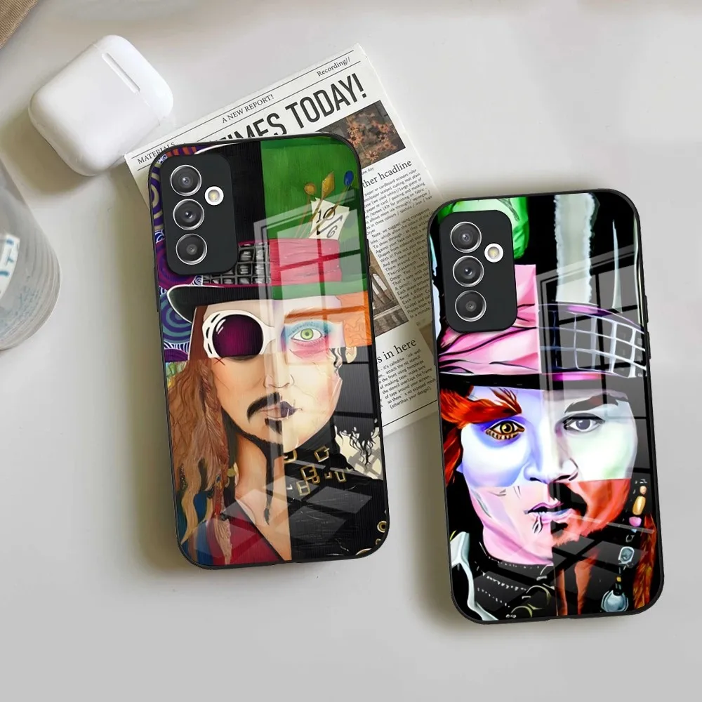 Чехол для телефона с коллажем персонажа Джонни Depp Samsung S24 Ultra S23 S22 S20 Fe S21 Plus Galaxy A54 A34